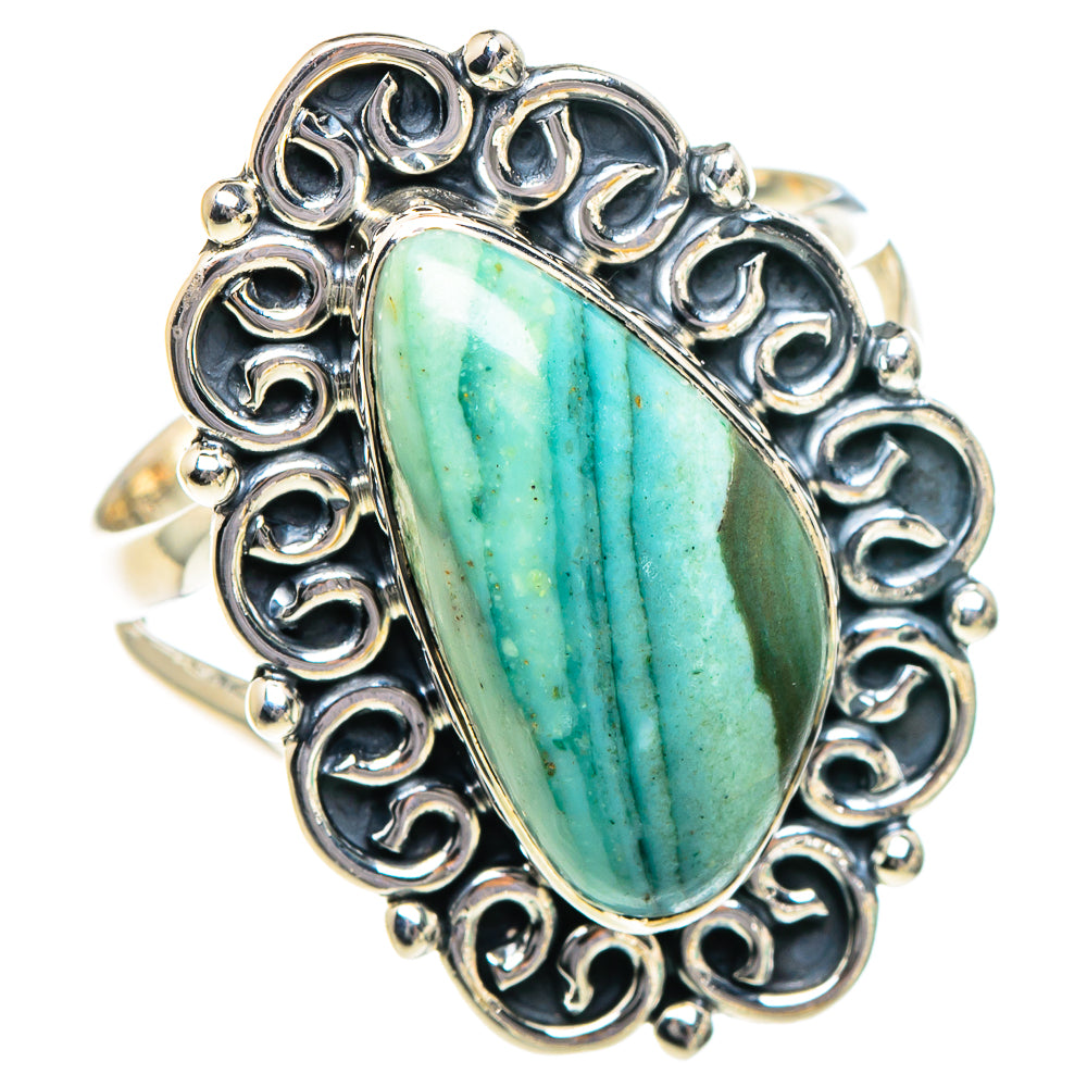 Ocean Jasper Rings handcrafted by Anasilvercos - RING94965