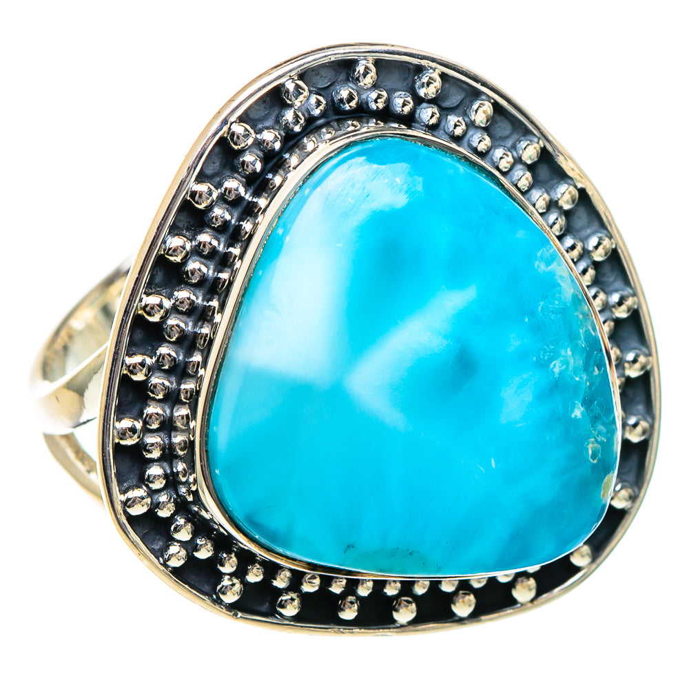 Larimar Rings handcrafted by Anasilvercos - RING94975