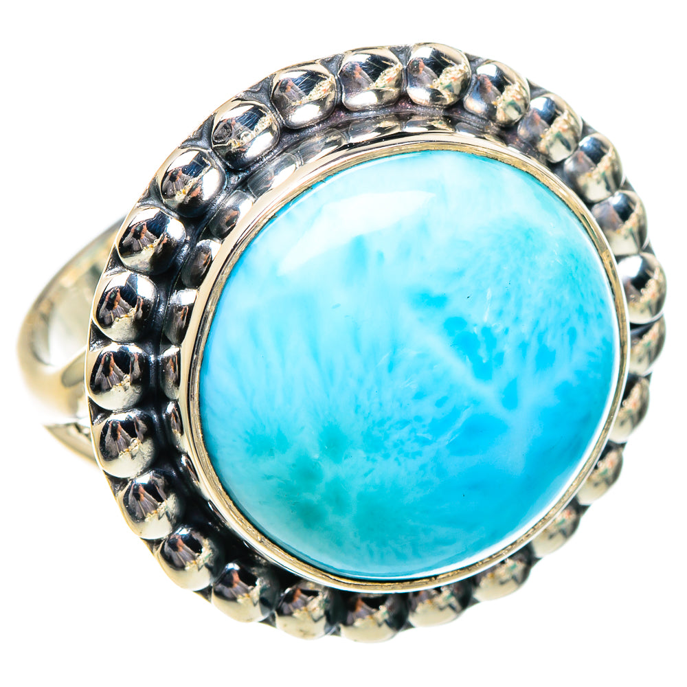 Larimar Rings handcrafted by Anasilvercos - RING94984