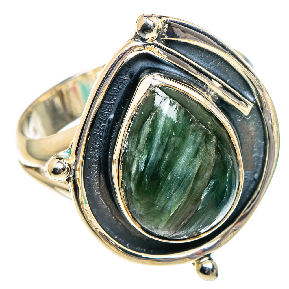 Seraphinite Rings handcrafted by Anasilvercos - RING95014
