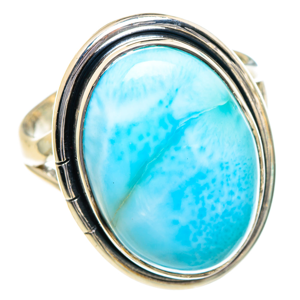 Larimar Rings handcrafted by Anasilvercos - RING95017