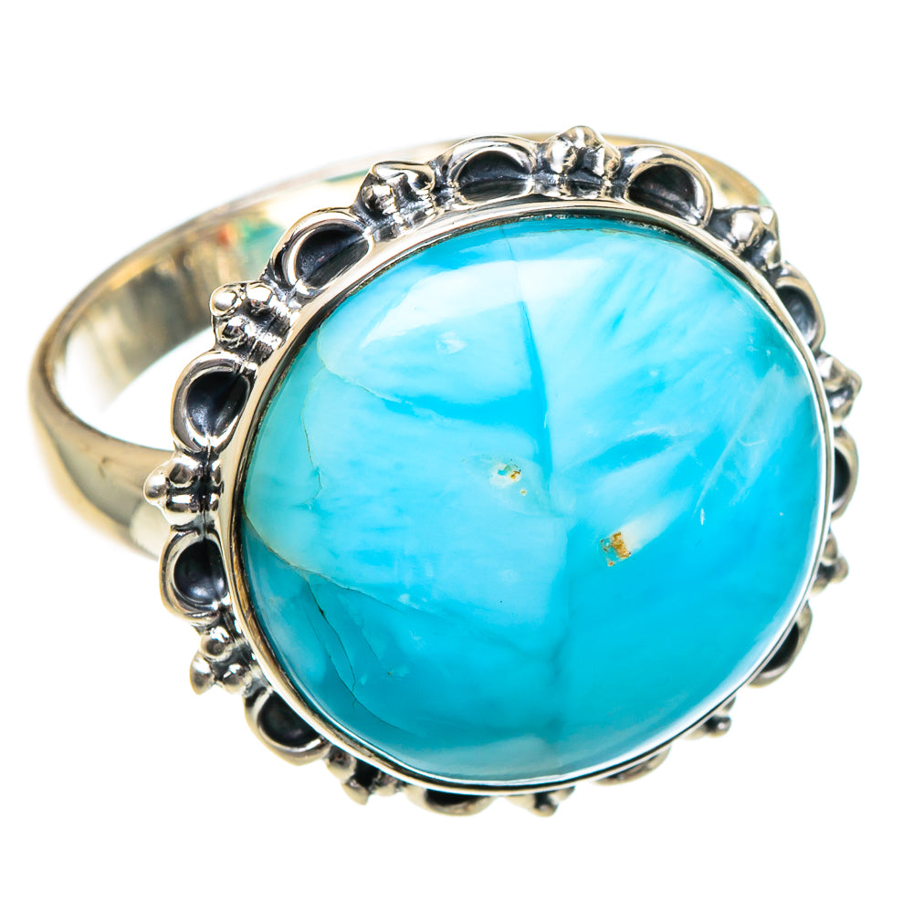 Larimar Rings handcrafted by Anasilvercos - RING95018
