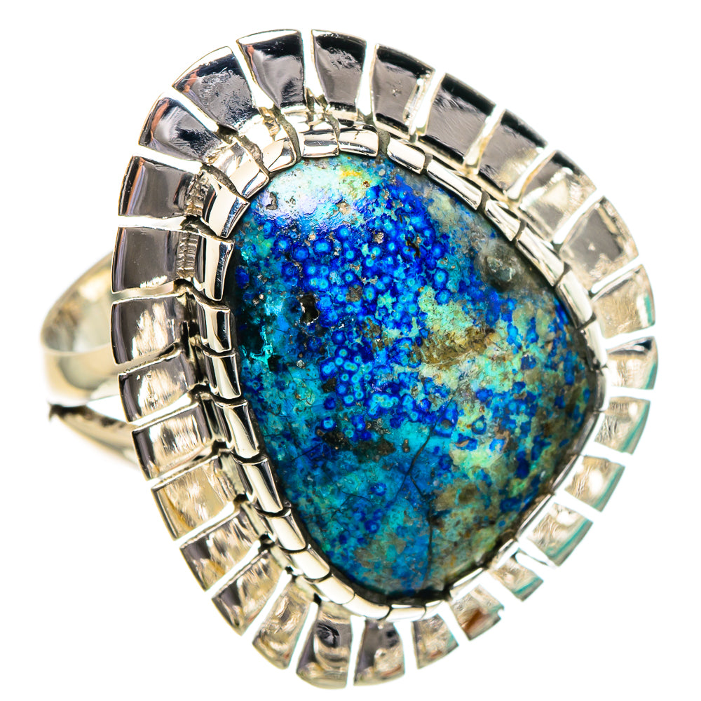 Azurite Rings handcrafted by Anasilvercos - RING95021
