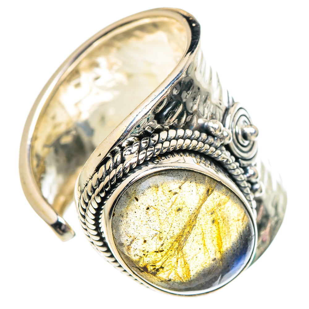 Labradorite Rings handcrafted by Anasilvercos - RING95022