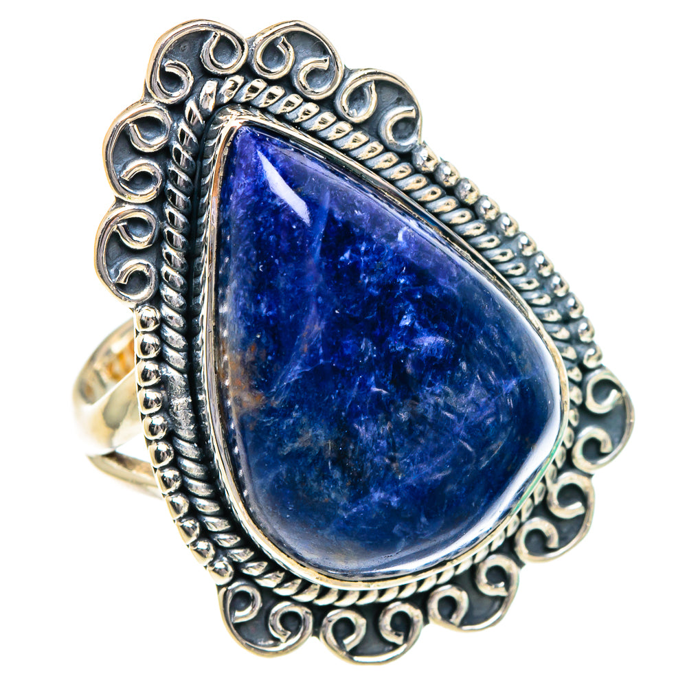 Sodalite Rings handcrafted by Anasilvercos - RING95025