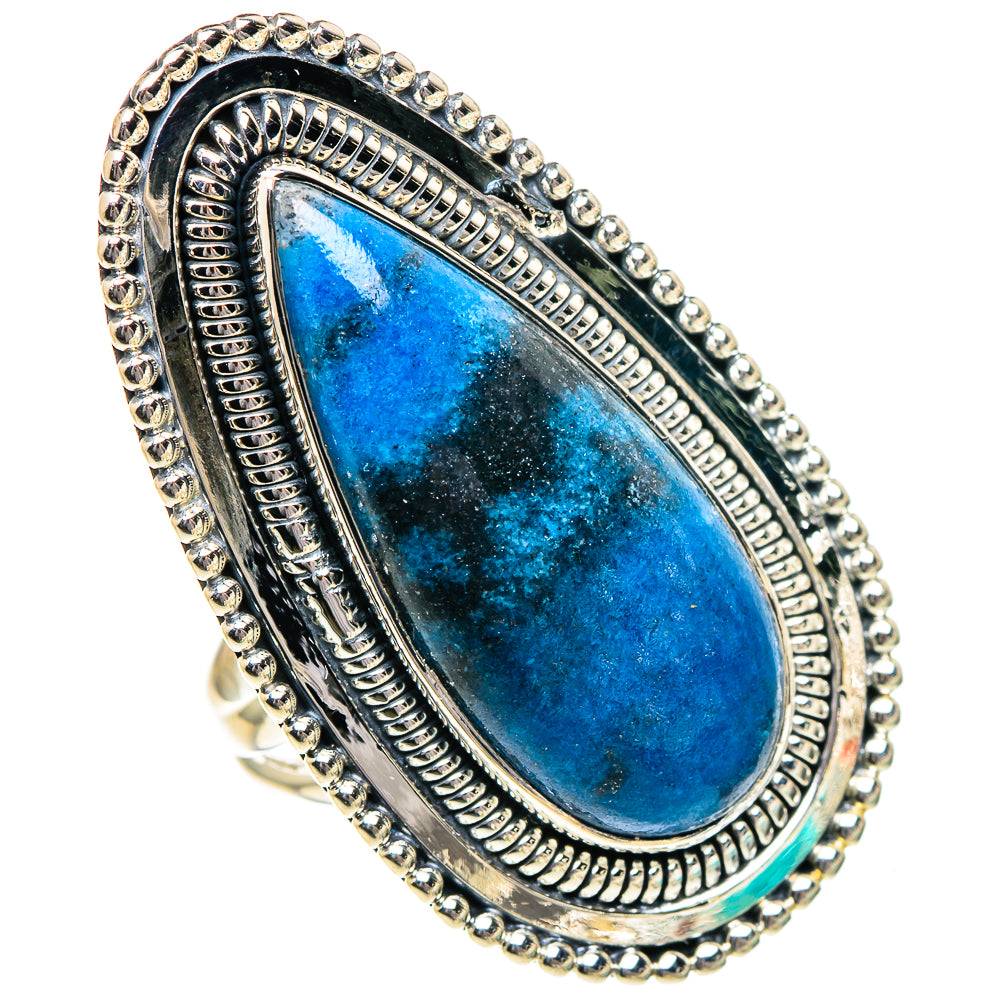 Chrysocolla Rings handcrafted by Anasilvercos - RING95028