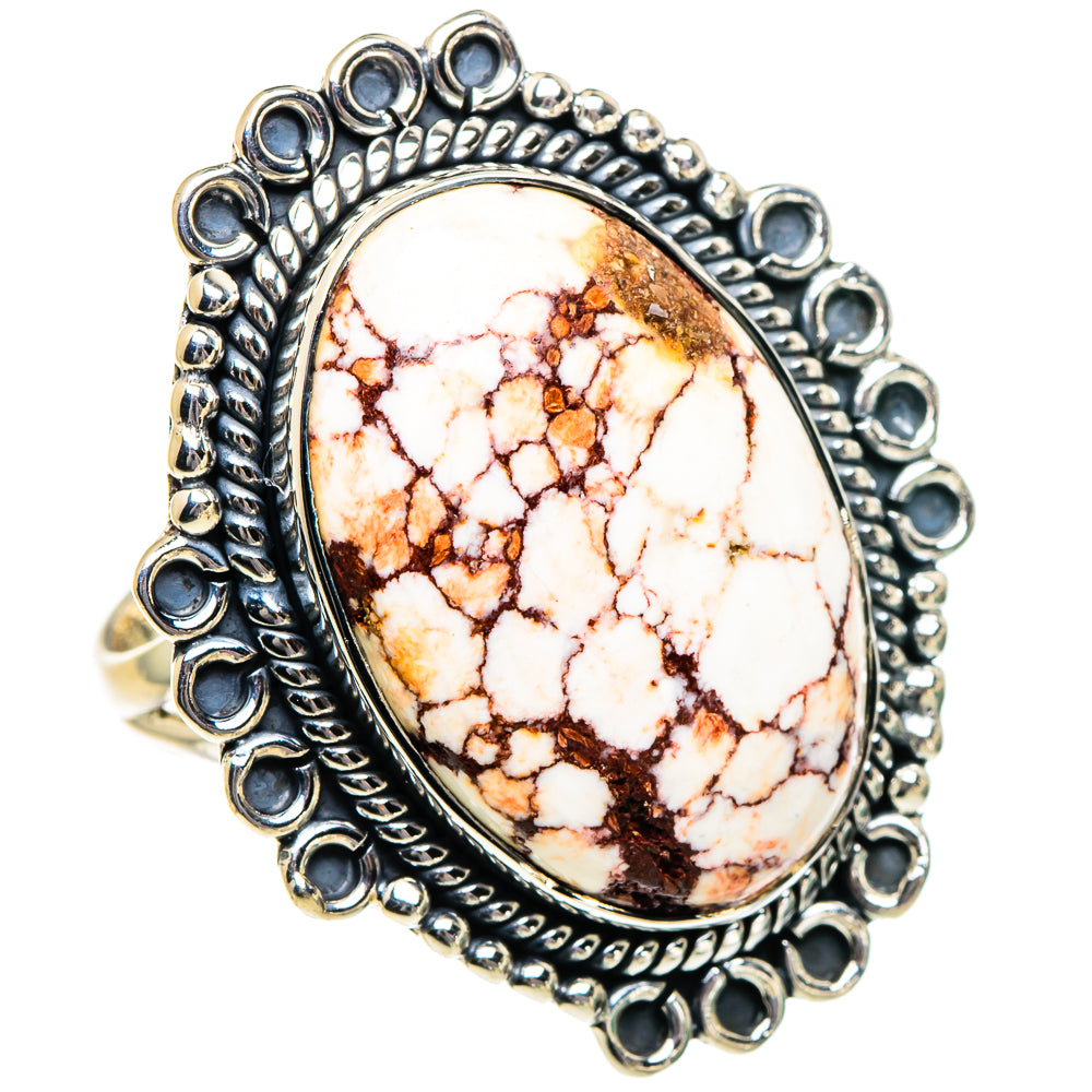 Wild Horse Jasper Rings handcrafted by Anasilvercos - RING95041