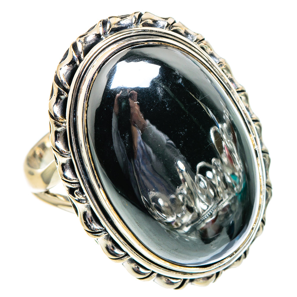 Hematite Rings handcrafted by Anasilvercos - RING95066
