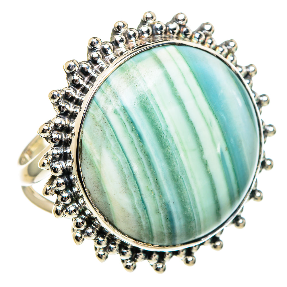 Ocean Jasper Rings handcrafted by Anasilvercos - RING95085