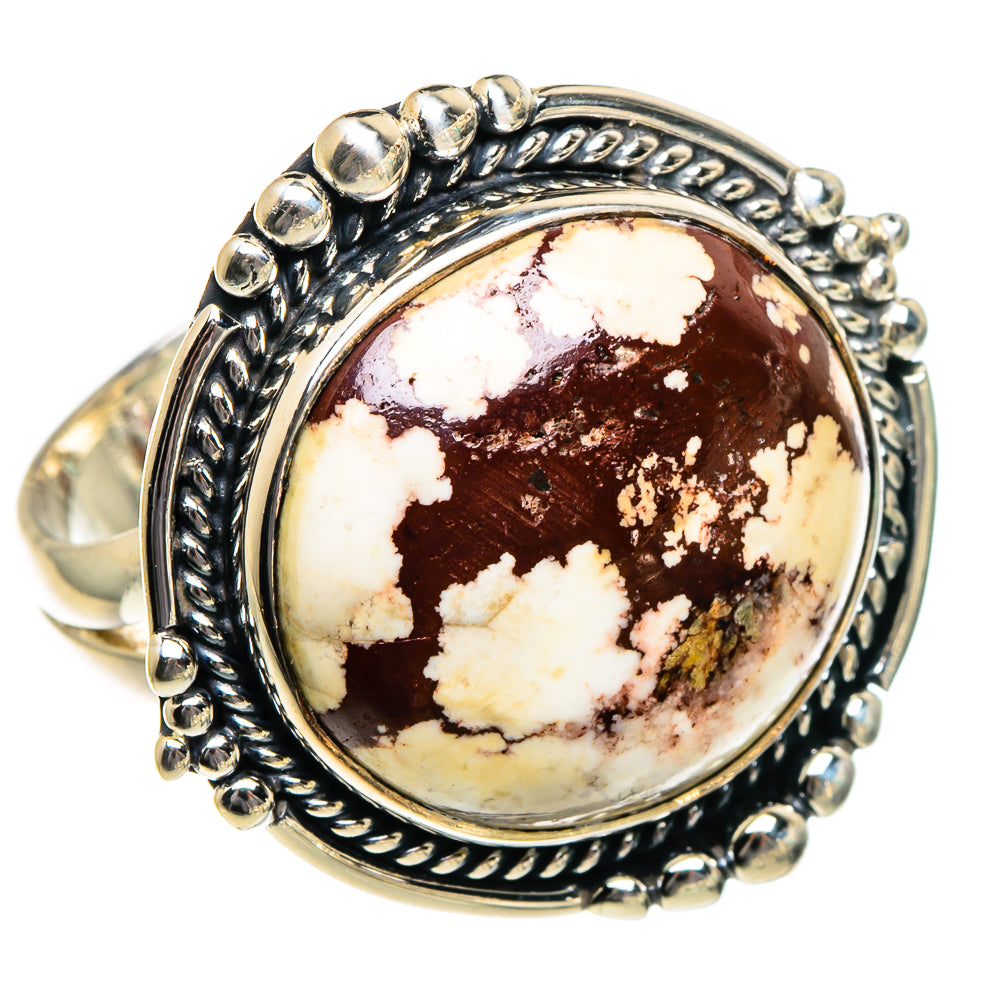 Wild Horse Jasper Rings handcrafted by Anasilvercos - RING95090