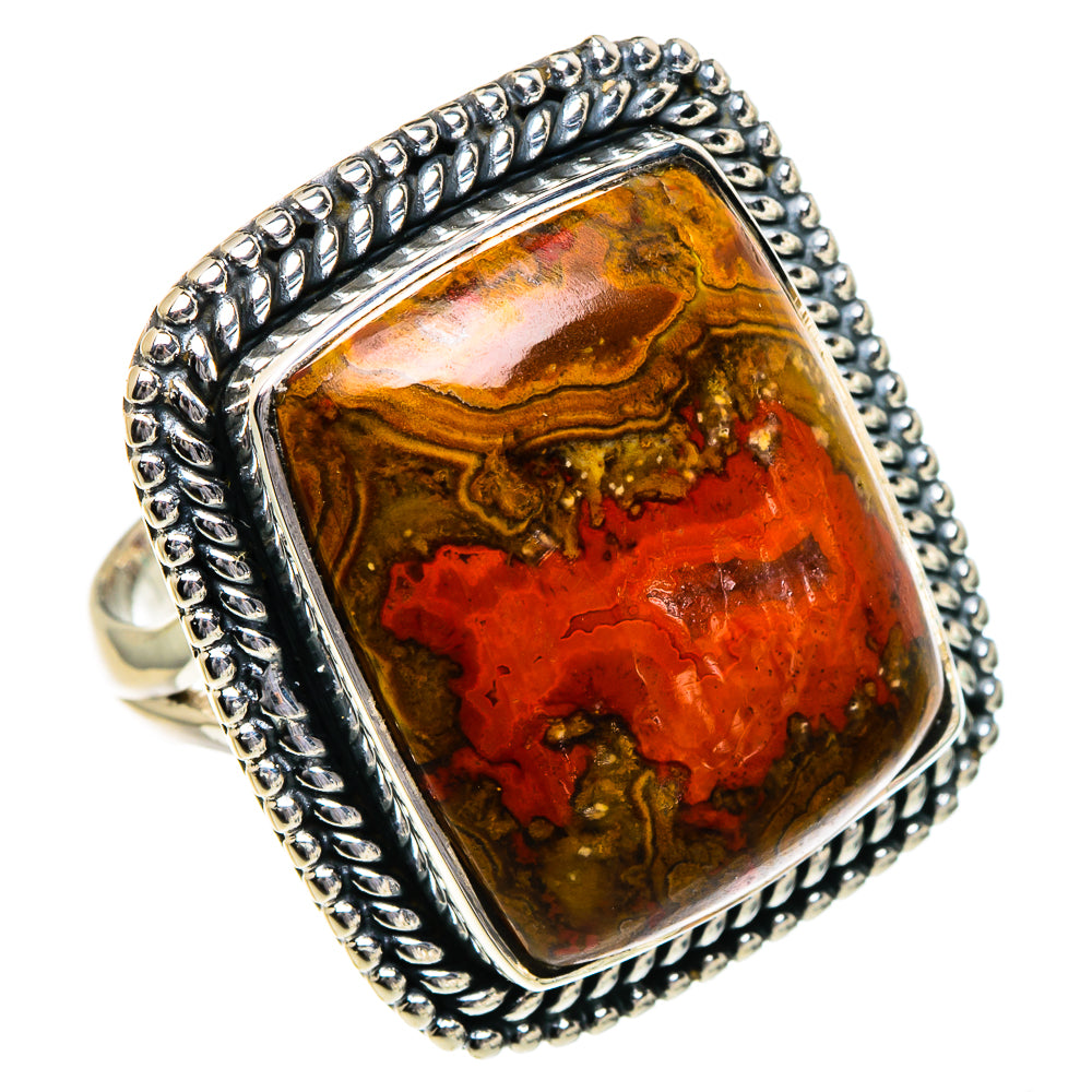 Morocco Agate Rings handcrafted by Anasilvercos - RING95094