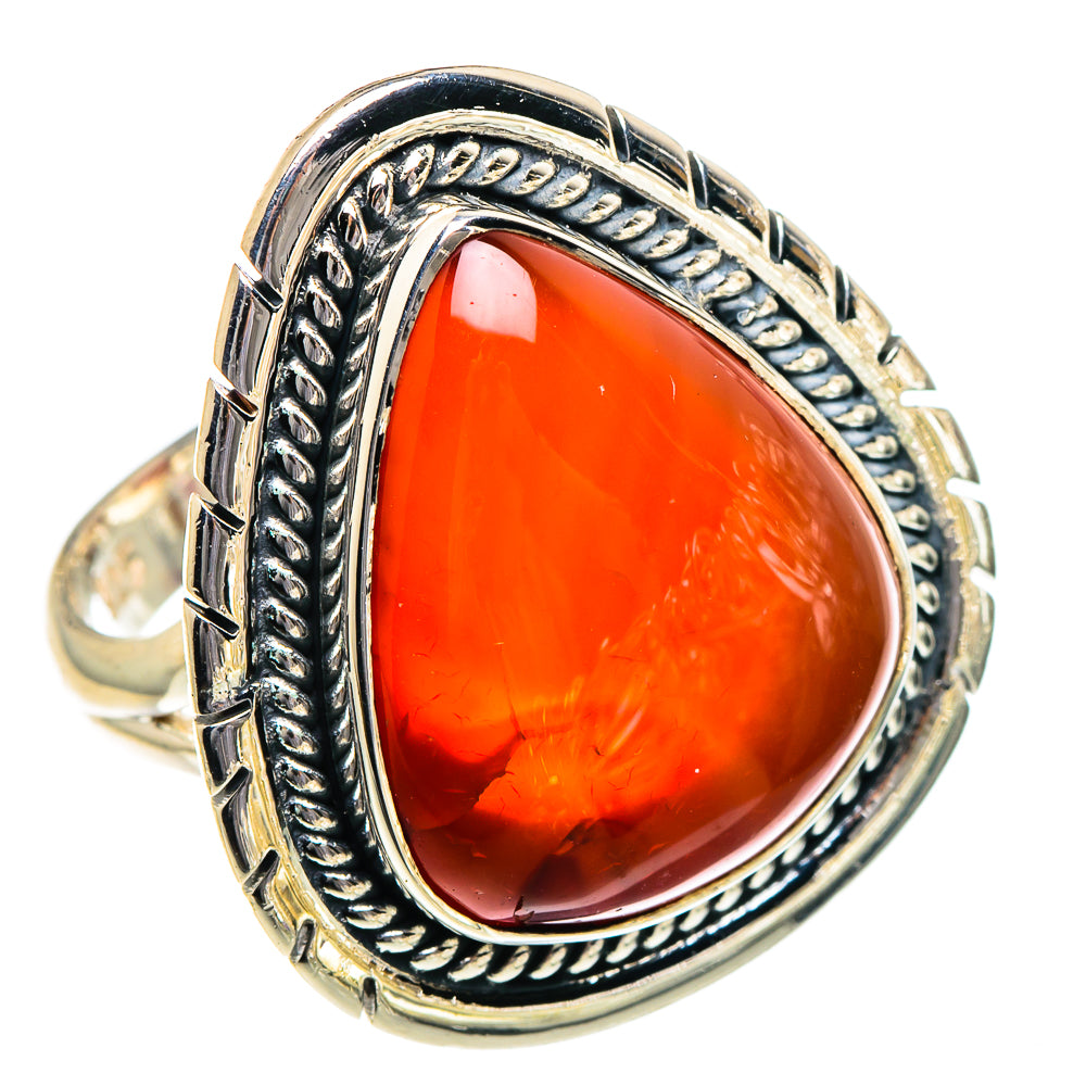 Carnelian Rings handcrafted by Anasilvercos - RING95096