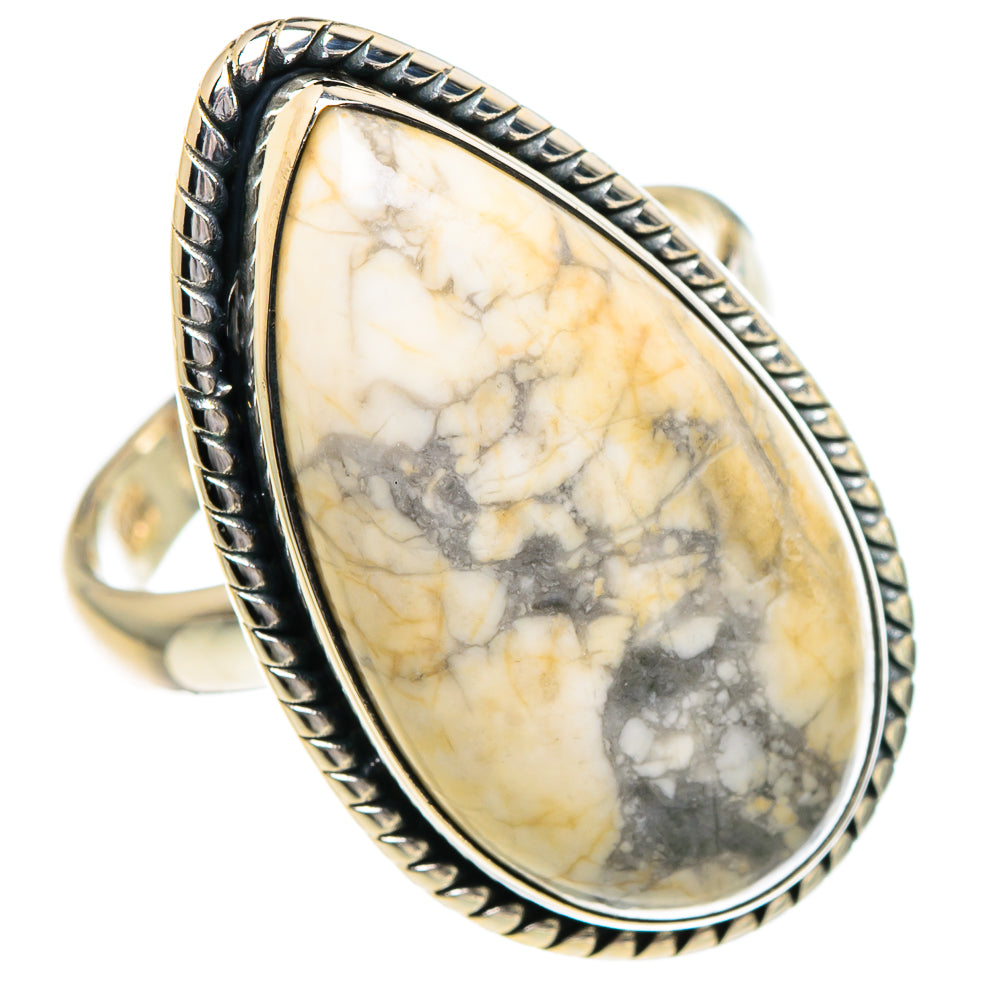 Wild Horse Jasper Rings handcrafted by Anasilvercos - RING95110