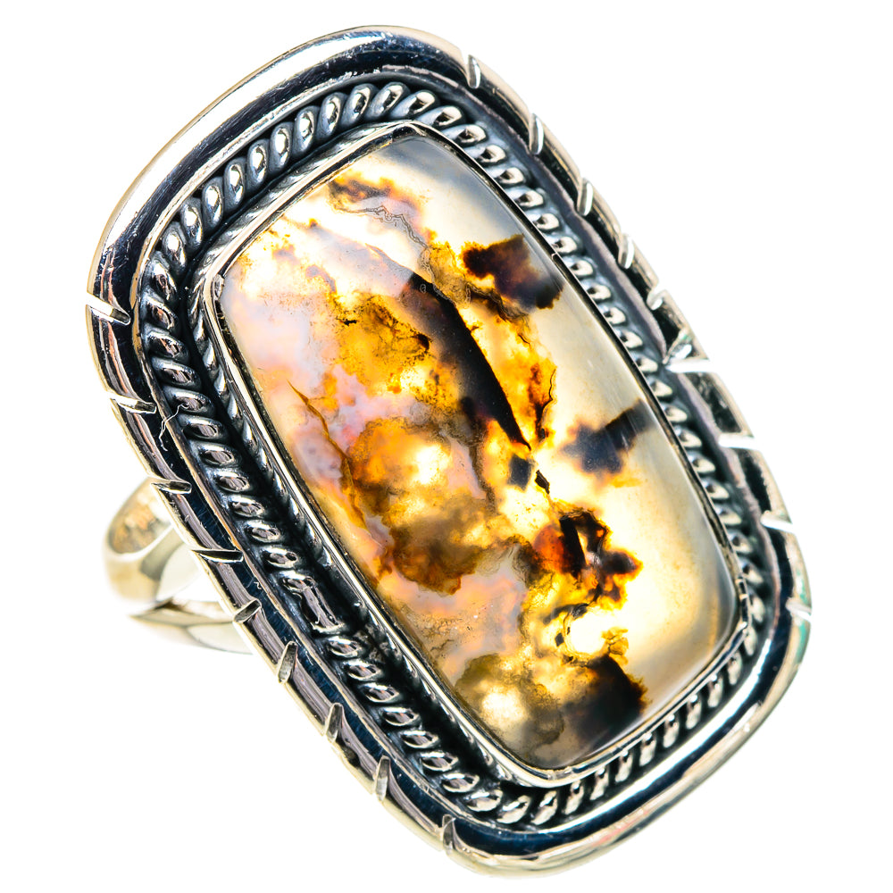 Montana Agate Rings handcrafted by Anasilvercos - RING95138
