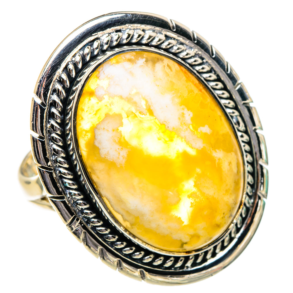 Plume Agate Rings handcrafted by Anasilvercos - RING95144 - Photo 2