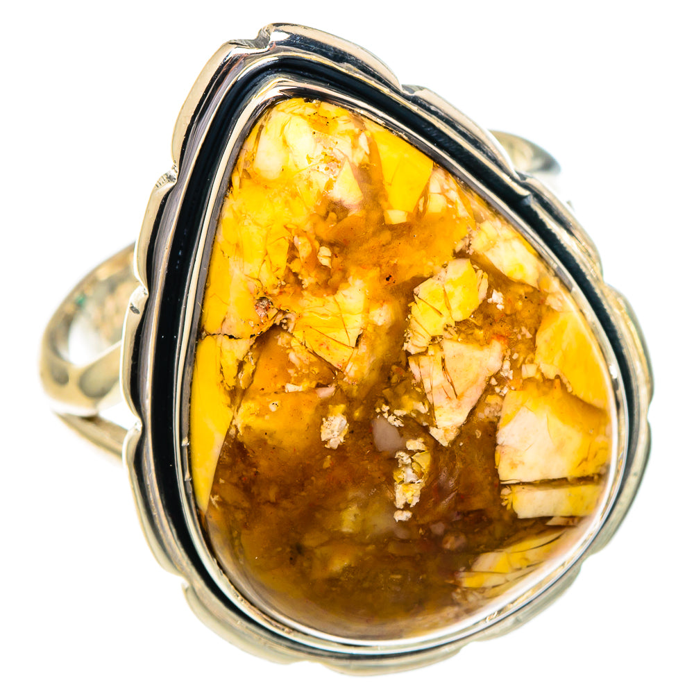 Brecciated Mookaite Rings handcrafted by Anasilvercos - RING95145