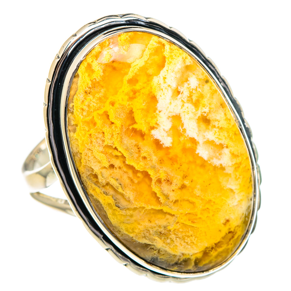 Plume Agate Rings handcrafted by Anasilvercos - RING95147 - Photo 2