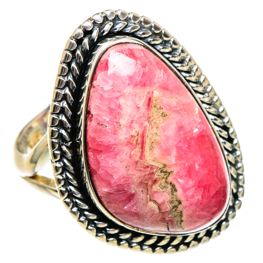 Rhodochrosite Rings handcrafted by Anasilvercos - RING95149