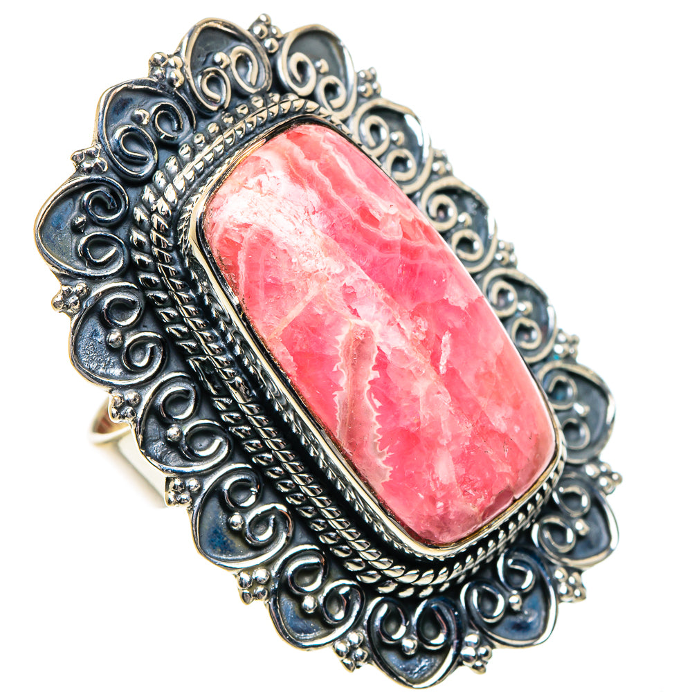 Rhodochrosite Rings handcrafted by Anasilvercos - RING95150