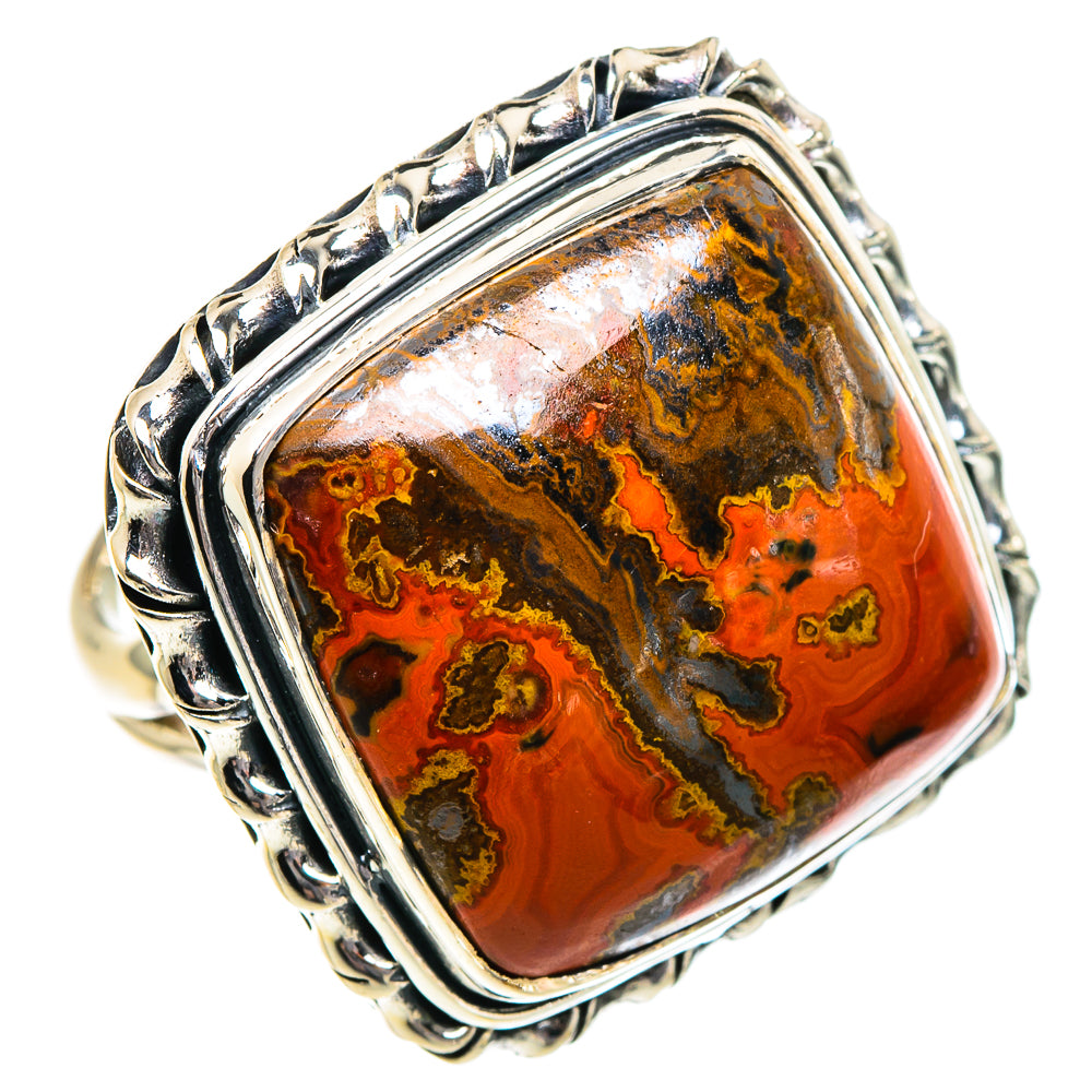 Morocco Agate Rings handcrafted by Anasilvercos - RING95179 - Photo 2