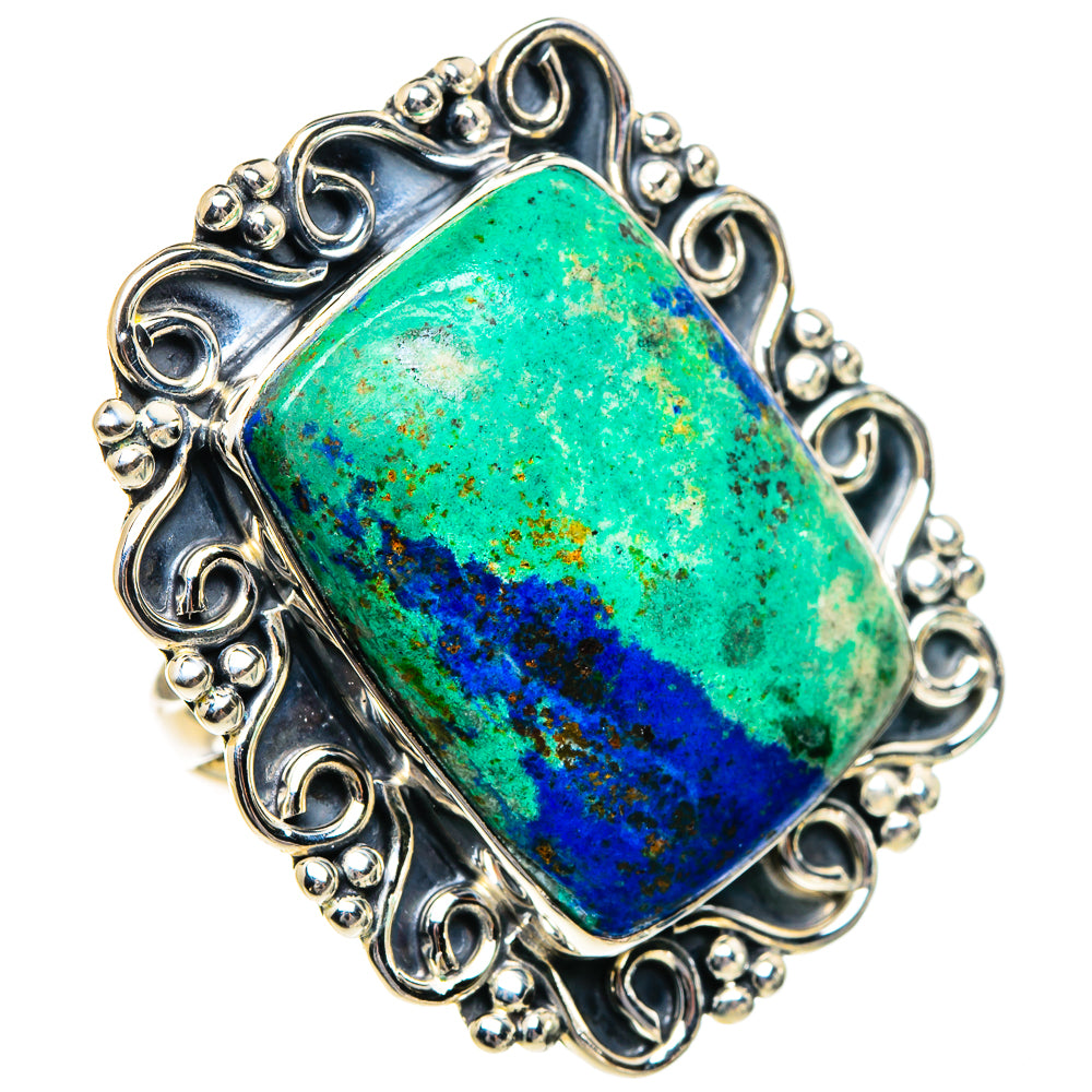 Azurite Rings handcrafted by Anasilvercos - RING95183