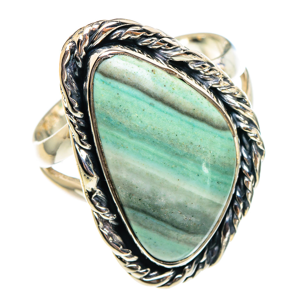 Ocean Jasper Rings handcrafted by Anasilvercos - RING95189