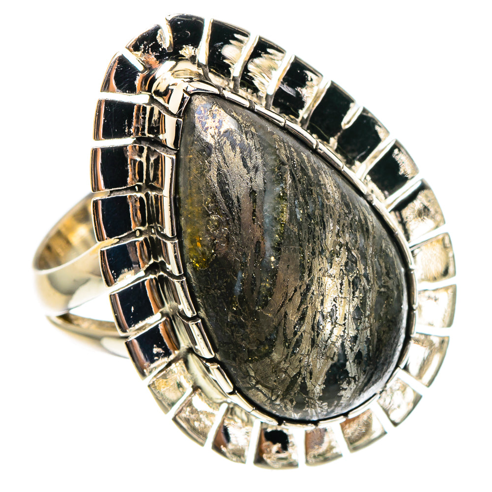 Psilomelane Rings handcrafted by Anasilvercos - RING95202 - Photo 2