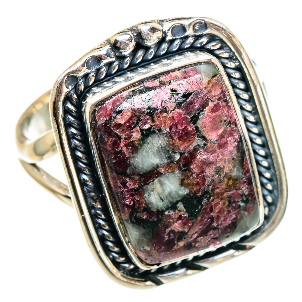 Russian Eudialyte Rings handcrafted by Anasilvercos - RING95228