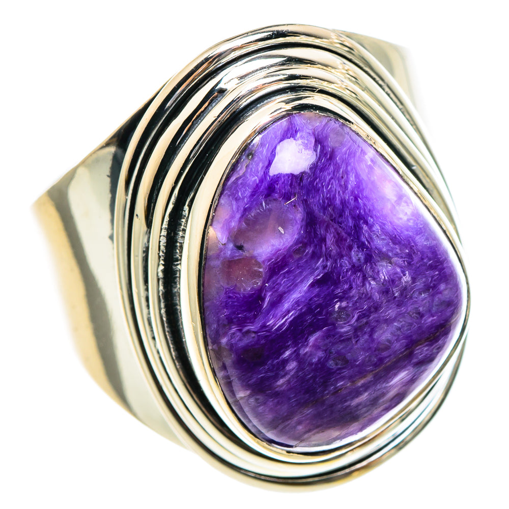 Charoite Rings handcrafted by Anasilvercos - RING95264