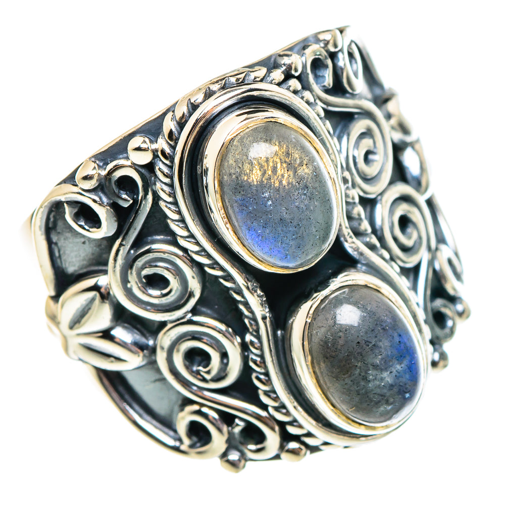 Labradorite Rings handcrafted by Anasilvercos - RING95304