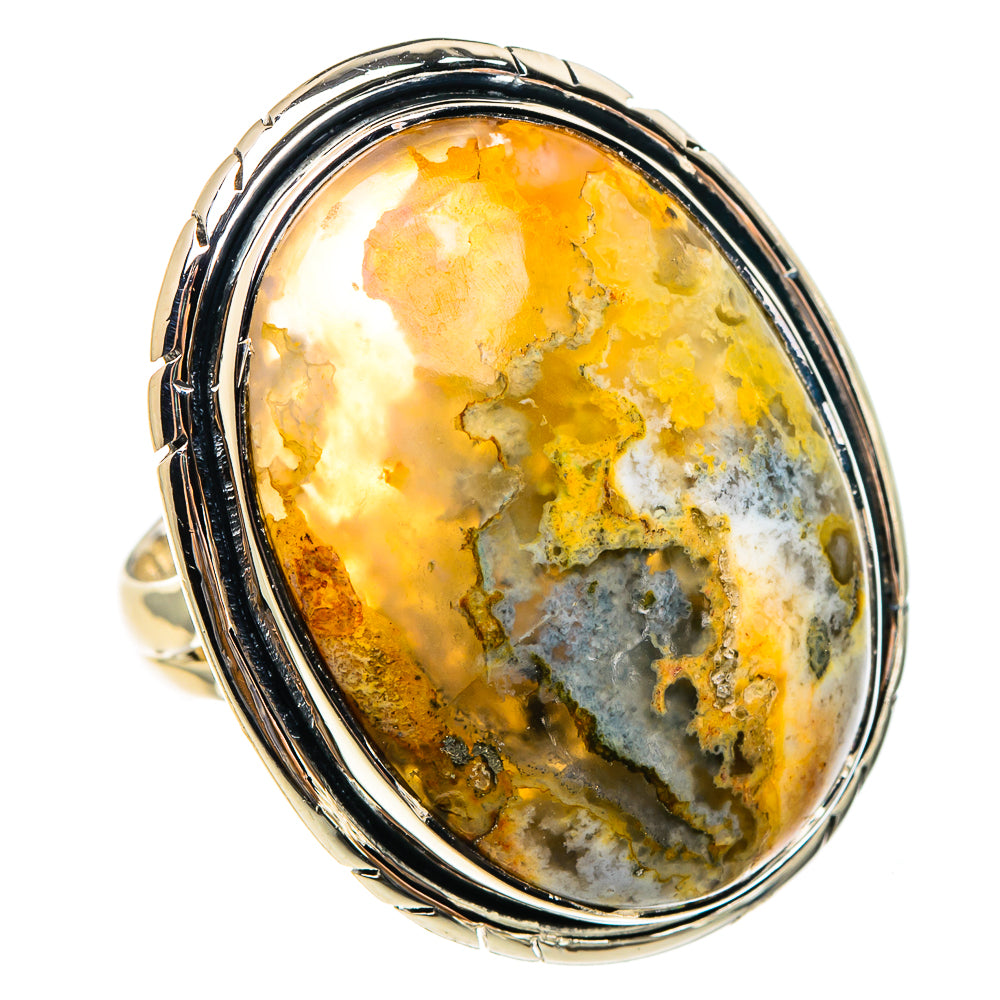Ocean Jasper Rings handcrafted by Anasilvercos - RING95321 - Photo 2
