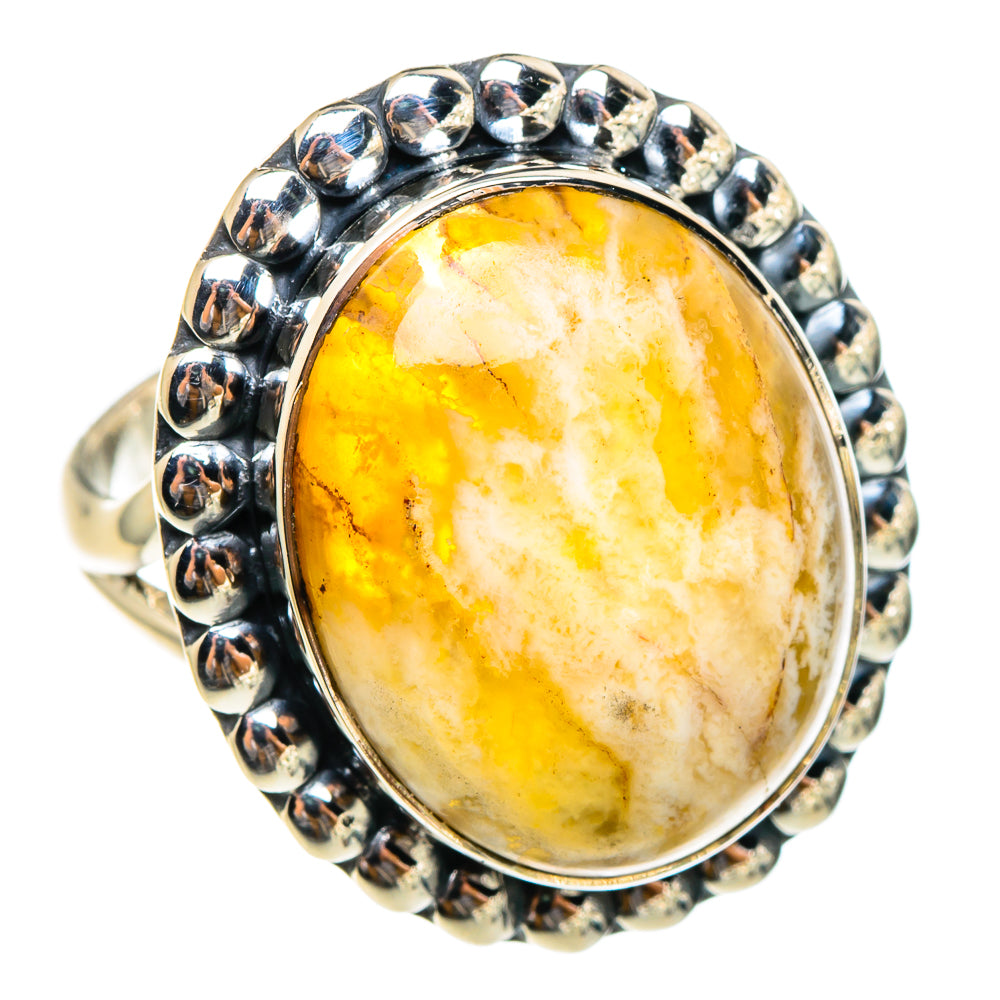 Plume Agate Rings handcrafted by Anasilvercos - RING95323 - Photo 2