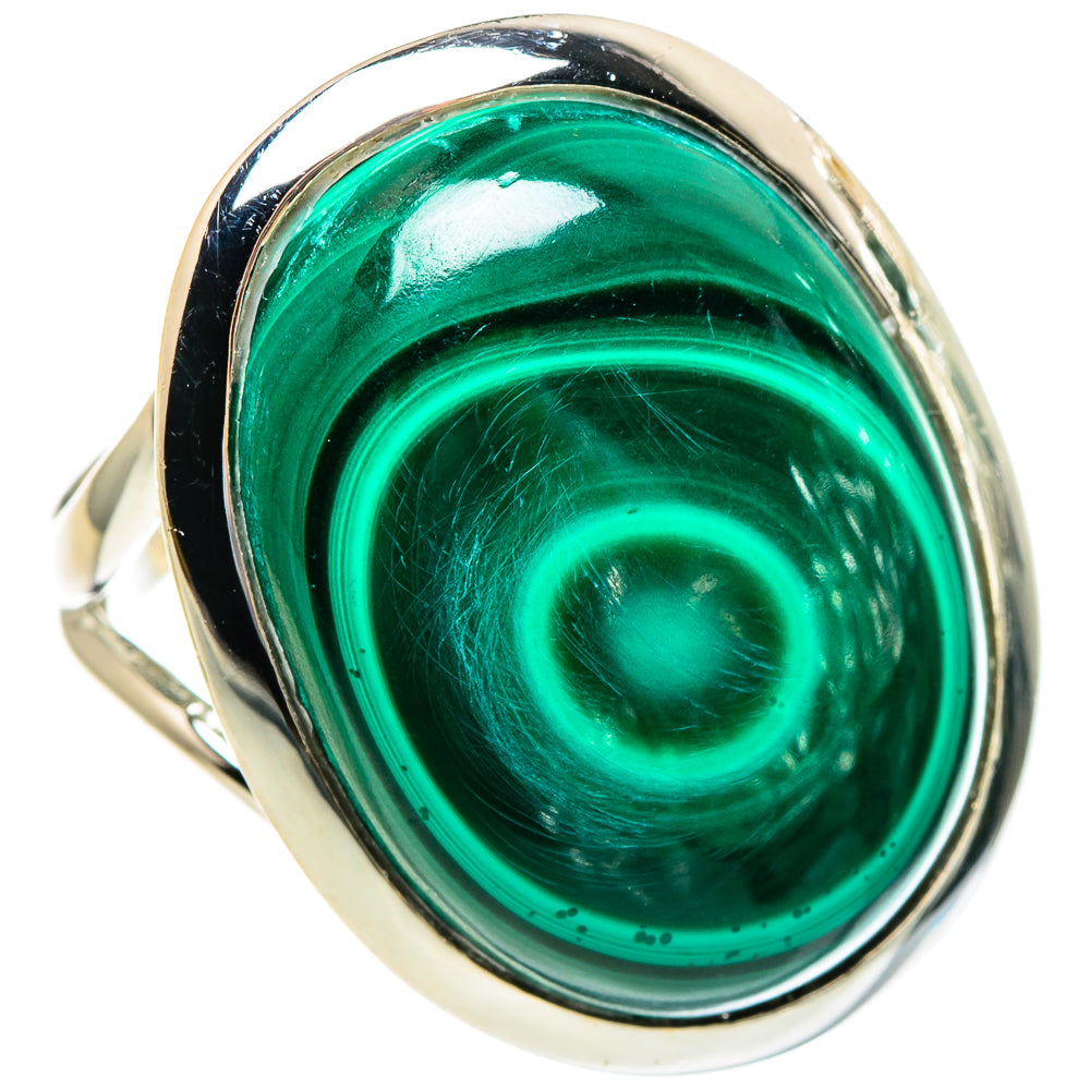Malachite Rings handcrafted by Anasilvercos - RING95354