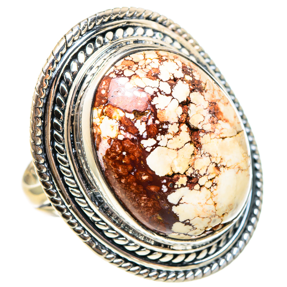 Wild Horse Jasper Rings handcrafted by Anasilvercos - RING95370 - Photo 2