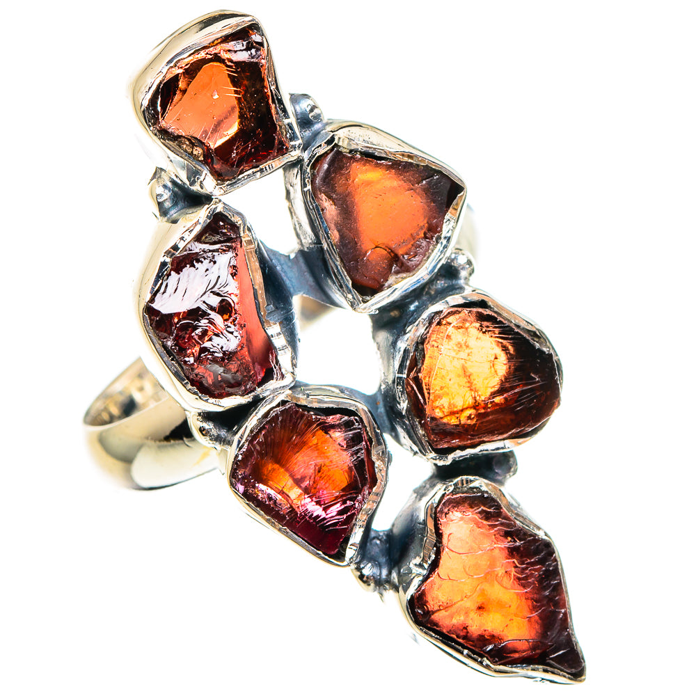 Garnet Rings handcrafted by Anasilvercos - RING95383