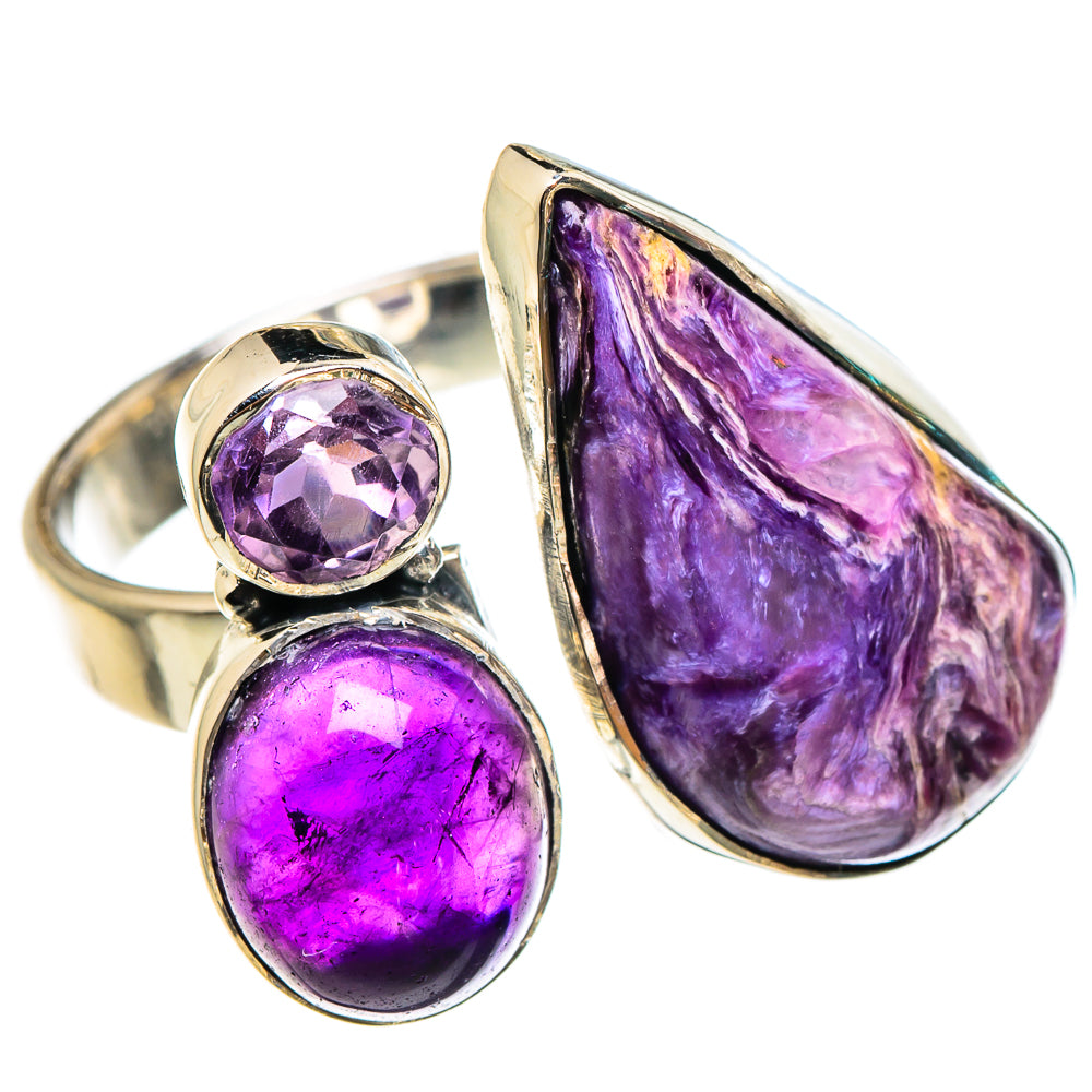 Charoite Rings handcrafted by Anasilvercos - RING95384