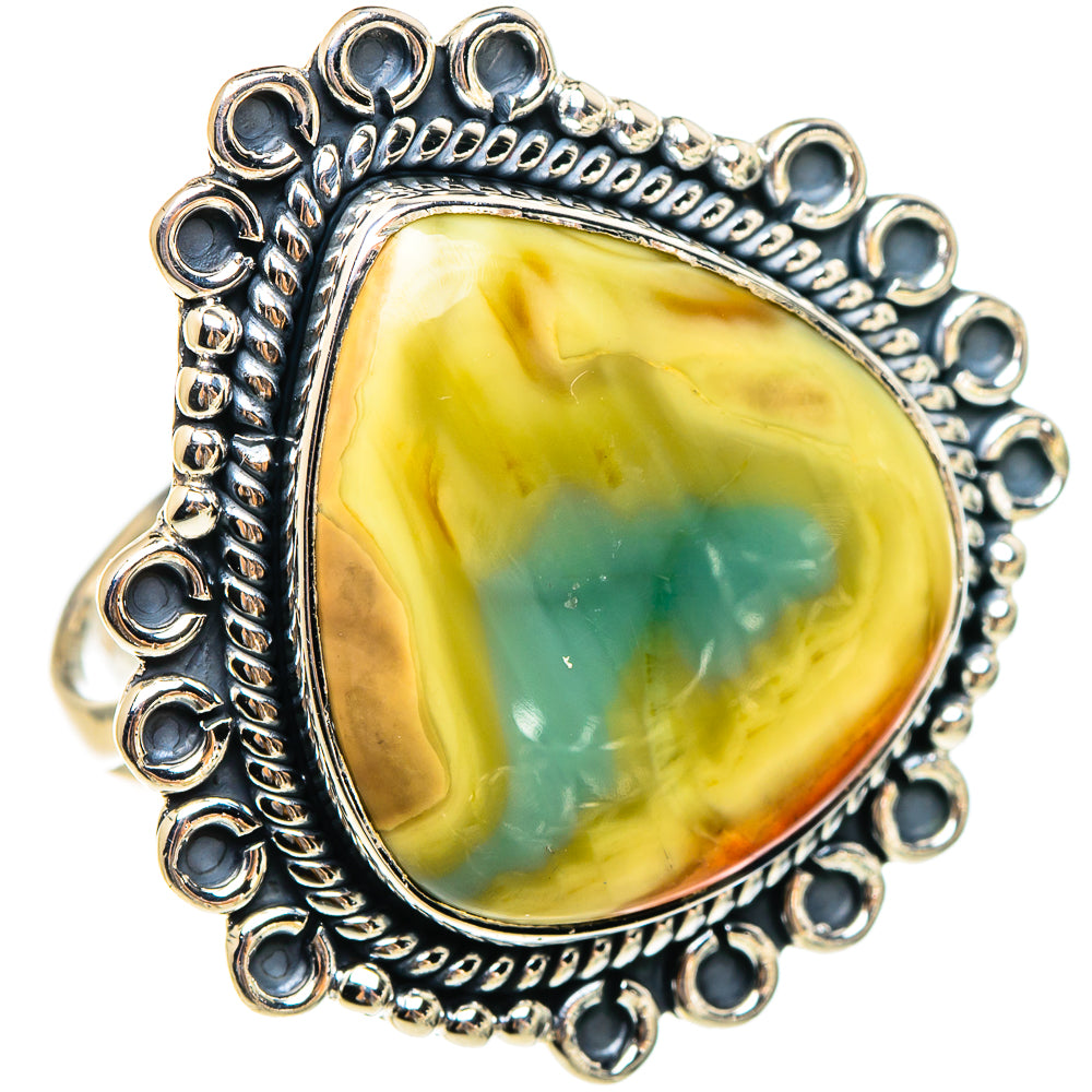 Willow Creek Jasper Rings handcrafted by Anasilvercos - RING95395