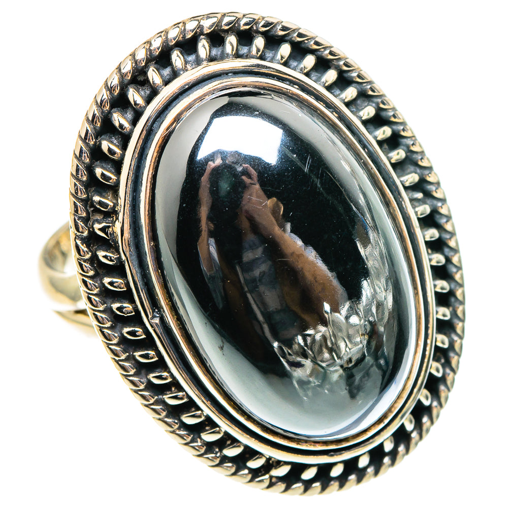 Hematite Rings handcrafted by Anasilvercos - RING95399 - Photo 2