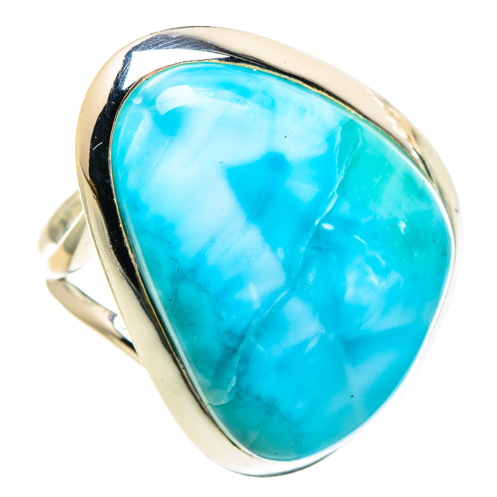 Larimar Rings handcrafted by Anasilvercos - RING95405