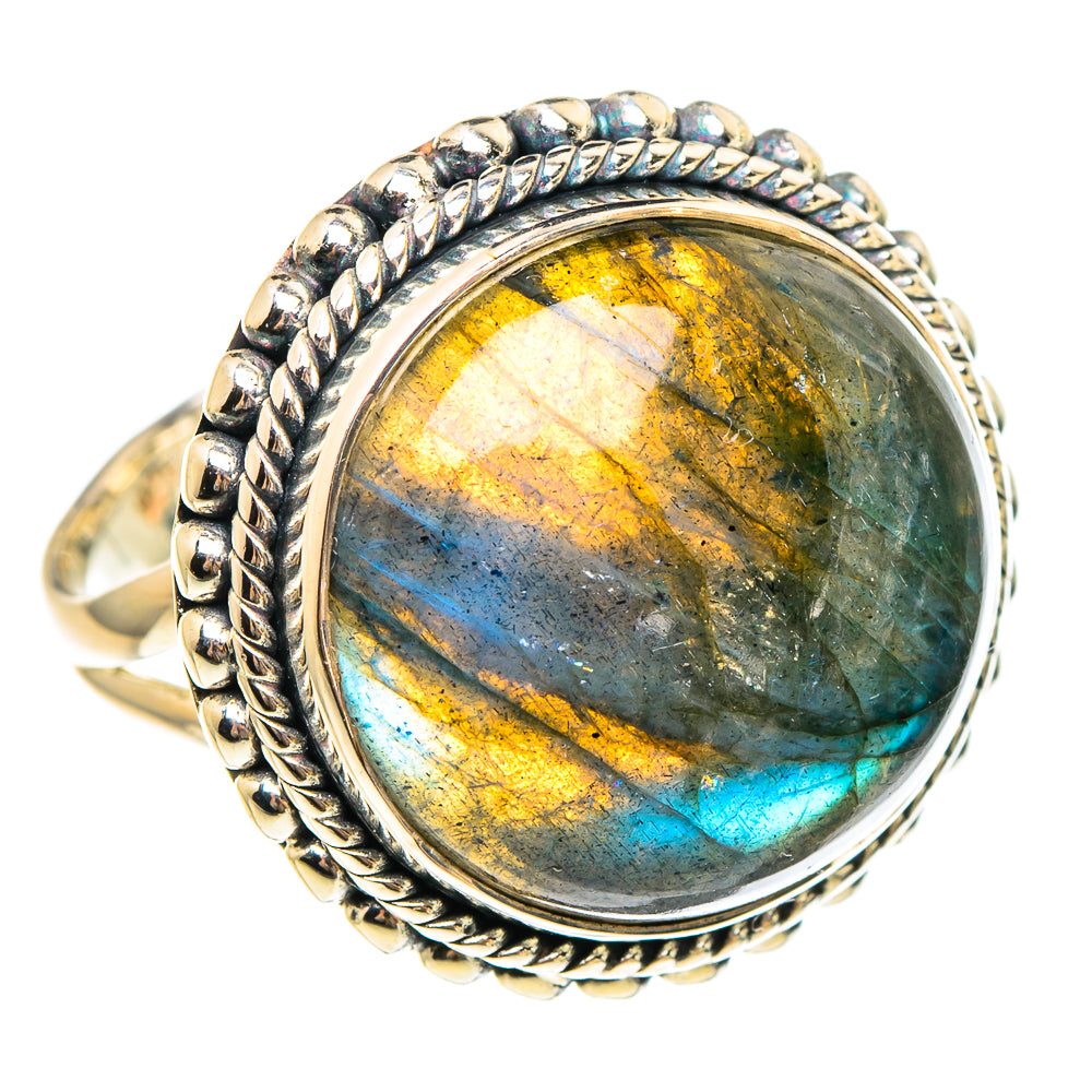 Labradorite Rings handcrafted by Anasilvercos - RING95413