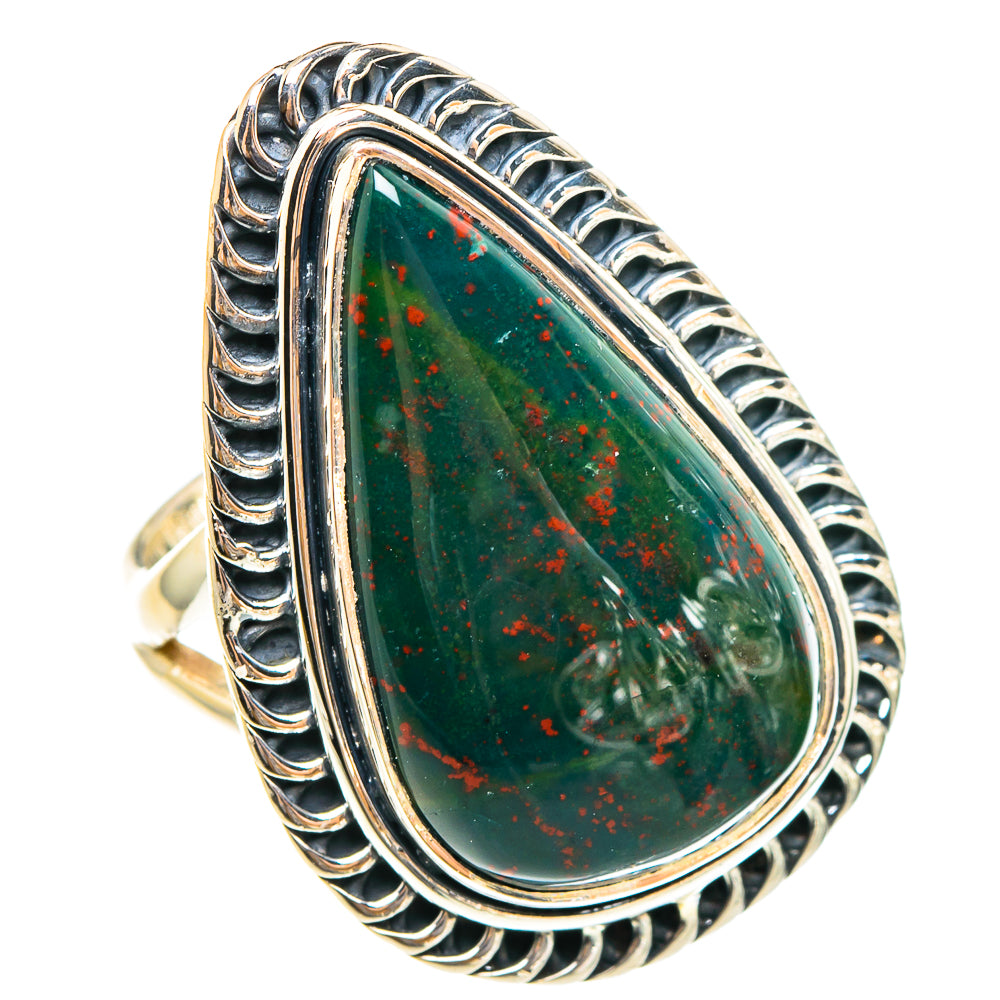 Bloodstone Rings handcrafted by Anasilvercos - RING95417