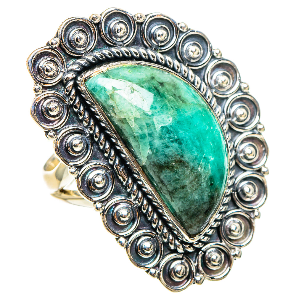 Emerald Rings handcrafted by Anasilvercos - RING95421