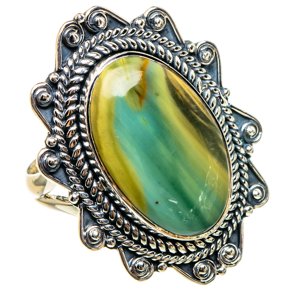 Willow Creek Jasper Rings handcrafted by Anasilvercos - RING95422