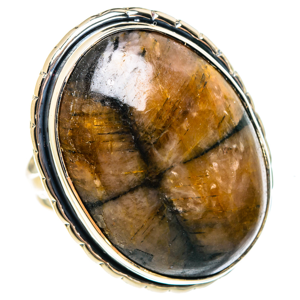 Chiastolite Rings handcrafted by Anasilvercos - RING95432