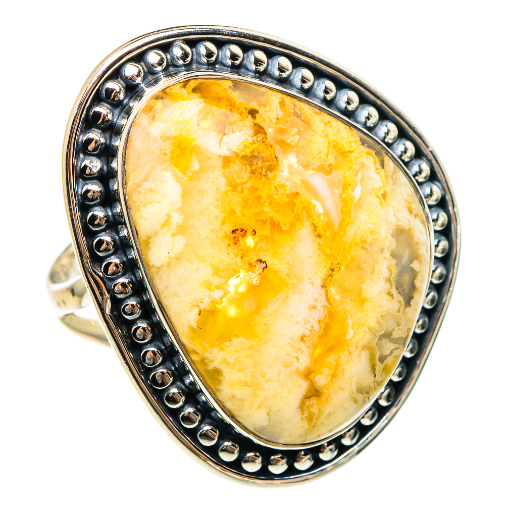 Plume Agate Rings handcrafted by Anasilvercos - RING95440 - Photo 2