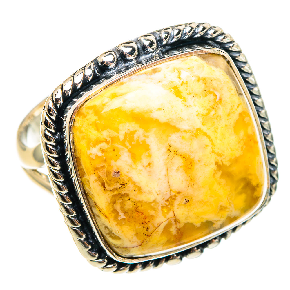 Plume Agate Rings handcrafted by Anasilvercos - RING95443 - Photo 2