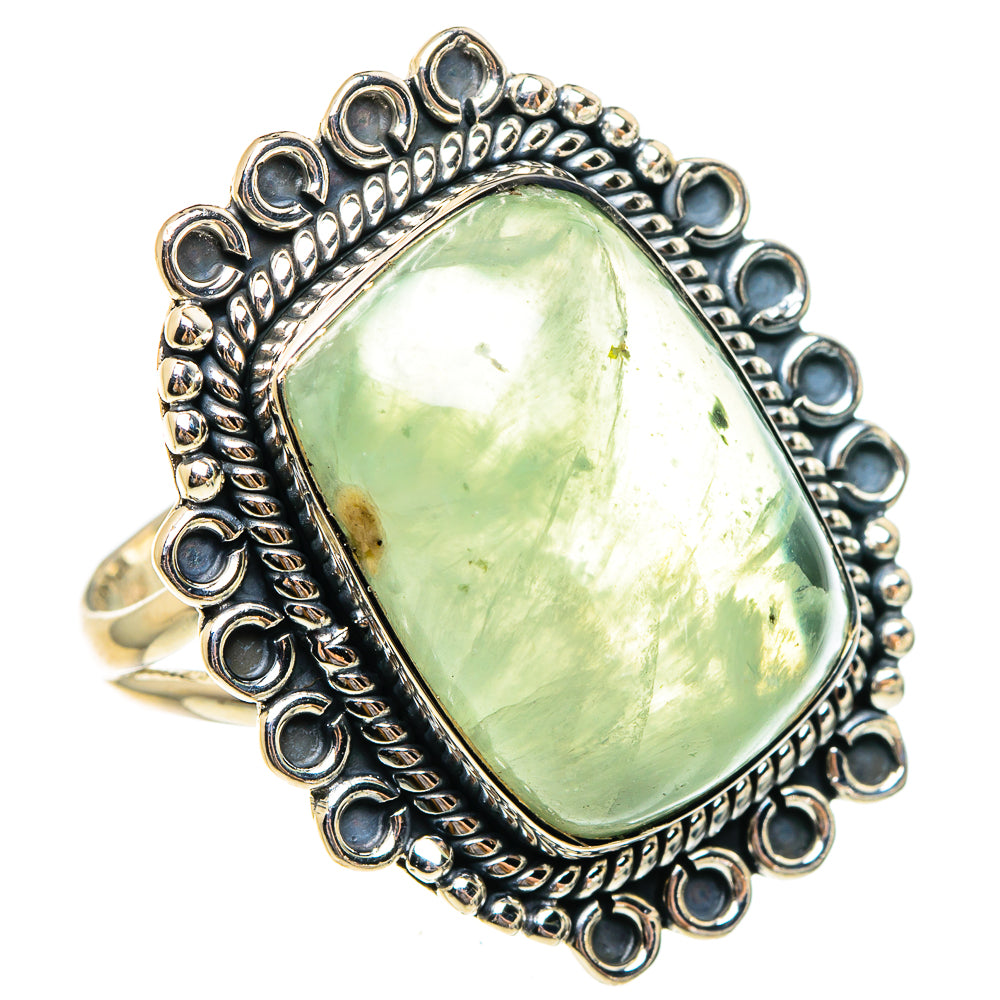 Prehnite Rings handcrafted by Anasilvercos - RING95471