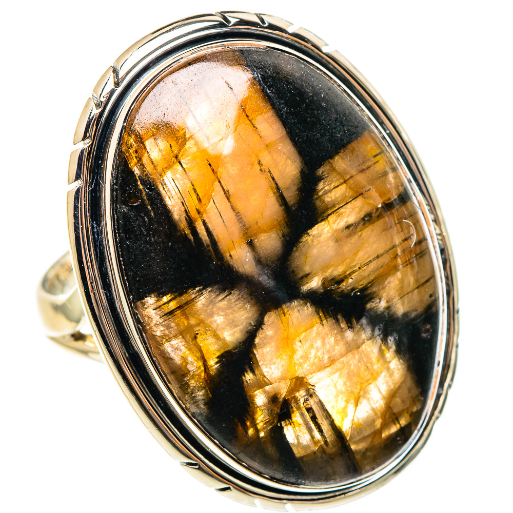 Chiastolite Rings handcrafted by Anasilvercos - RING95477