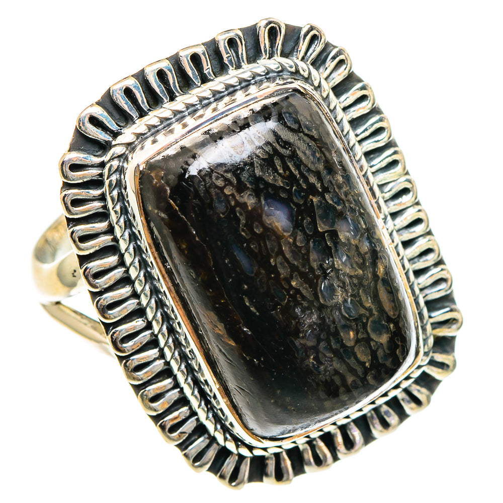 Dinosaur Bone Rings handcrafted by Anasilvercos - RING95479