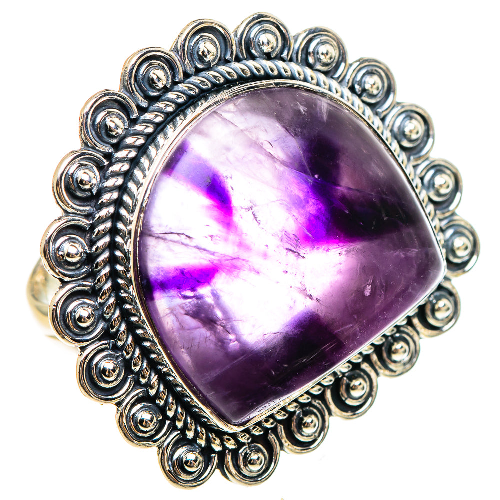 Star Amethyst Rings handcrafted by Anasilvercos - RING95487